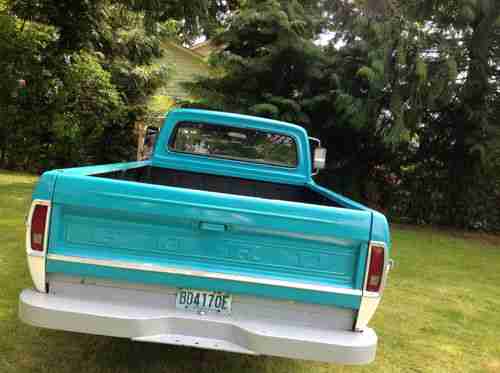 68 Ford F100 Blue/White 6 cyl  128k Original Miles 1/2 Ton, image 5