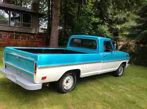 68 Ford F100 Blue/White 6 cyl  128k Original Miles 1/2 Ton, image 6