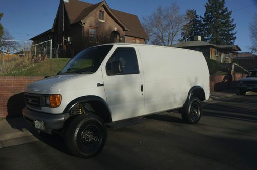 2006 ford e-350 diesel quigley 4x4 van