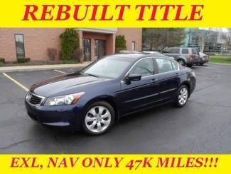 2009 honda accord exl, navigation, leather only 47k miles very clean!!!