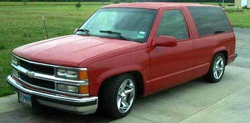 1999 chevrolet tahoe 2 door lowered rare barndoor