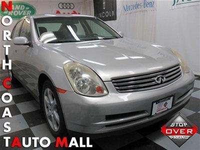 2004(04)g35x awd lthr pwr sts heat sts xenon moon bose cd chgr cruise $ 5,895