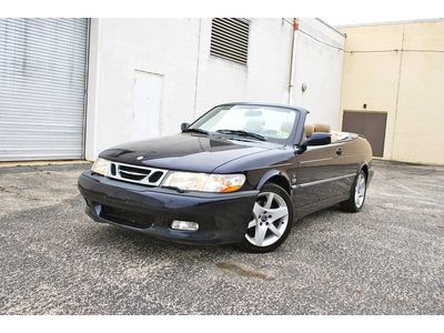 2003 saab 9-3 convertible! good miles! serviced! runs new!must see!no reserve