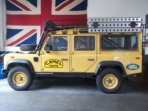 Land rover defender 110... genuine camel trophy defender 110 ... tdi diesel