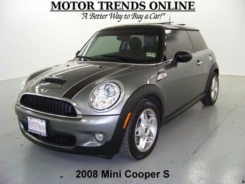 S turbocharged dual sunroof stripes htd seats sport auto 2008 mini cooper 54k