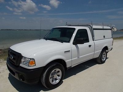 10 ford ranger reg cab - warranty - one owner florida truck - work topper