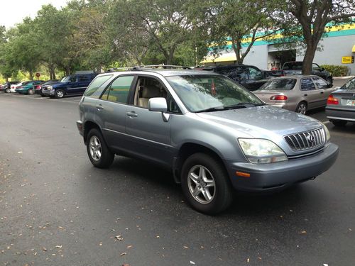 2001 lexus rx 300 silver