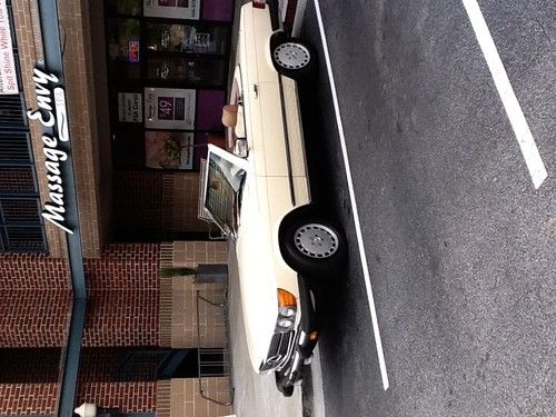 1982 mercedes 380sl convertible, cloth and hard top, image 3