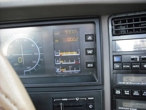 1990 Cadillac Allante Base Convertible 2-Door 4.5L, image 15