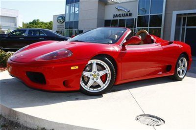 2002 ferrari f360 spider convertible - low miles - amazing condition