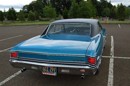 1967 Chevrolet Chevelle Malibu 283 Marina Blue Two Owner Solid Rust Free Driver, US $19,000.00, image 19