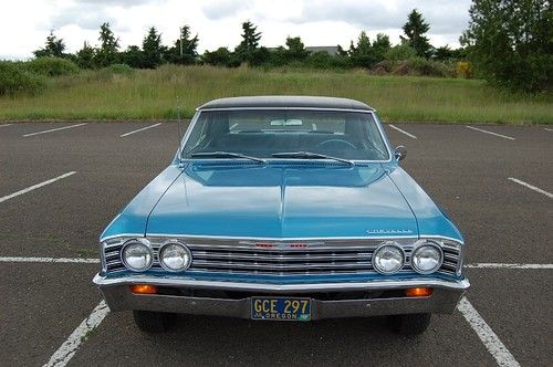 1967 Chevrolet Chevelle Malibu 283 Marina Blue Two Owner Solid Rust Free Driver, US $19,000.00, image 23