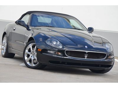 2004 maserati spyder cambiocorsa convertible trpl blk top loaded clean $499 ship