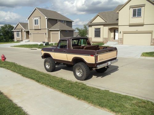 1978 ford bronco ranger xlt 7.0l 429 c.i.  many other extras