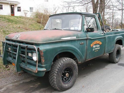 1962 ford no reserve f100 4x4 rare shop hot rat rod truck classic collector