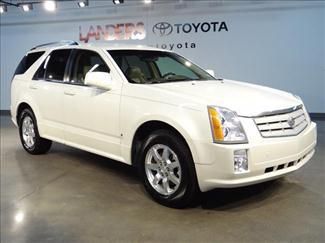 2006 cadillac srx pearl white tan leather wood grain cd auto climate control