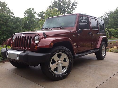 2008 jeep wrangler unlimited sahara sport utility 4-door 3.8l