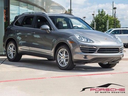 2011 porsche cayenne v6 tiptronic cpo bose nav 19 wheels meteor grey met