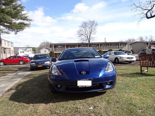 2001 toyota celica gt 5 speed. blue body, gray interior, cd player, 1.8l