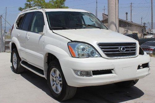 2007 lexus gx 470 damaged repairable rebuilder salvage fixer will not last runs!