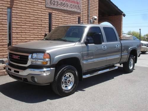 2006 gmc 2500hd crew cab duramax diesel 4x4 lbz 71k miles s