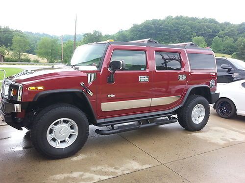 2004 hummer h2 base sport utility 4-door 6.0l limited upgrades 23,402 miles 04