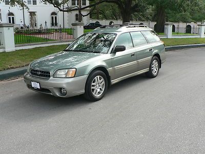 Outback wagon awd 1 owner perfect carfax all service low miles new tires clean