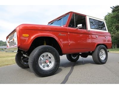 1974 bronco 4x4 uncut with new paint, new 2" lift kit - very nice!