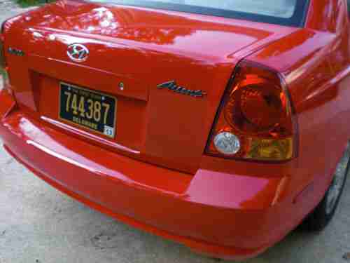 2004 Hyundai Accent Sedan 4-Door 1.6L (Red), US $3,950.00, image 10