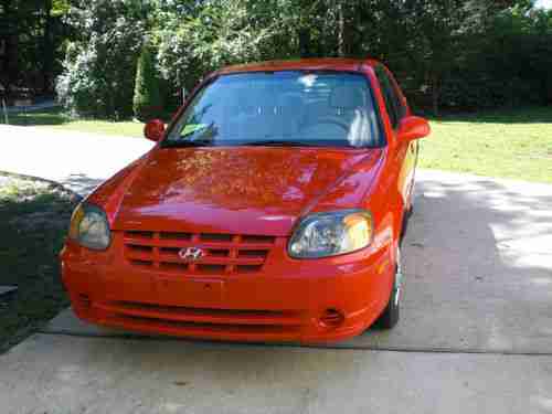 2004 Hyundai Accent Sedan 4-Door 1.6L (Red), US $3,950.00, image 19