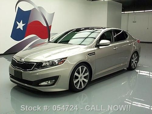 2012 kia optima sx turbo pano sunroof nav rear cam 19k texas direct auto