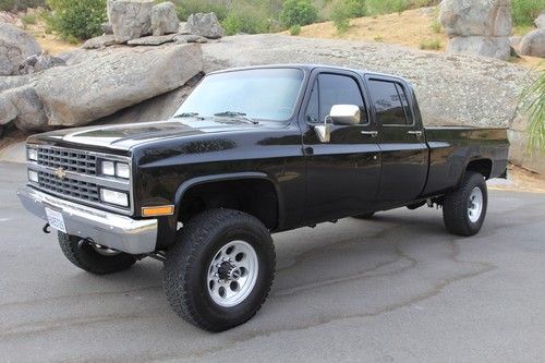 Chevorlet k30 crew cab, extended cab, 4 door, silverado