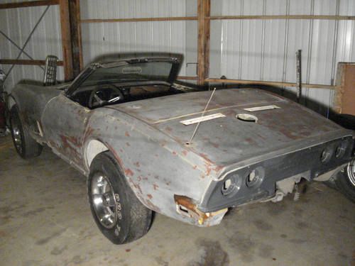 1969 Corvette Convertible project 69 Vette roadster, image 6