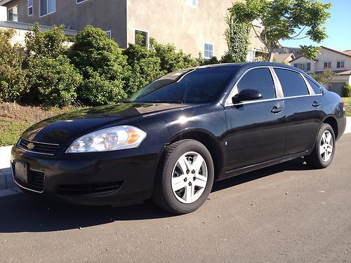 2008 chevrolet impala ls, black flex fuel