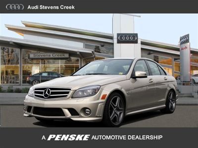 Clean one owner c63 amg v8 rwd leather premium sound navigation