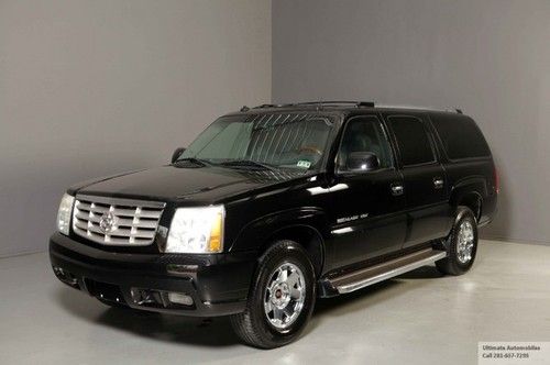 2003 cadillac escalade esv awd nav dvd sunroof heatseat wood pdc chrome 7-pass !