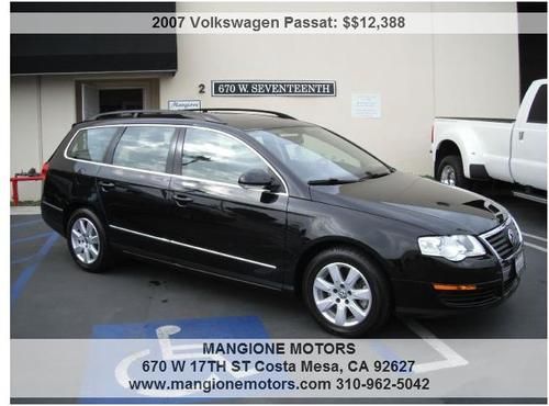 2007 volkswagen passat 2.0t wagon one owner clean carfax with only 56,977 miles