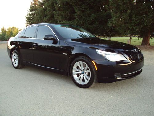 2009 bmw 535i black navigation premium package twin turbo rebuilt no reserve