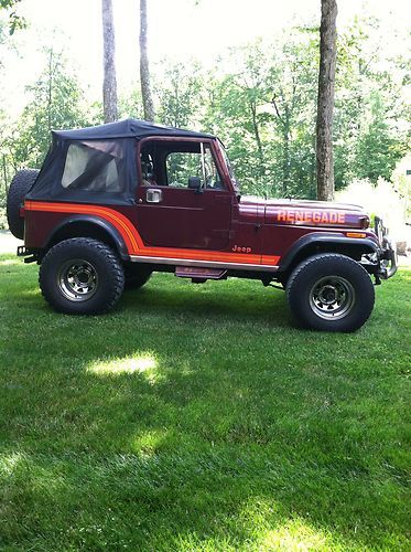 1986 jeep cj7 renegade sport utility 2-door 4.2l