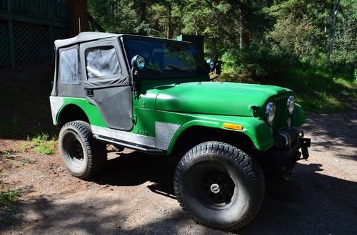 1980 jeep cj cj-5 // 1985 motor / green with offroad accessories / project parts