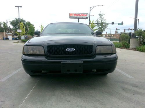 2008 ford crown victoria police interceptor,blk on blk, low 71k mile,smok lights