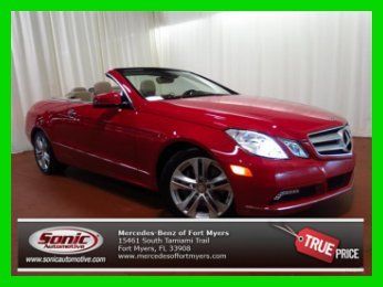 2011 e350 cabriolet used cpo certified p2 loaded low reserve 1.99% convertible