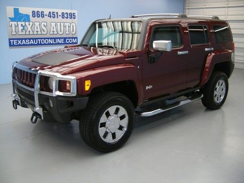 We finance!!!  2007 hummer h3 4x4 auto roof heated leather monsoon xm texas auto