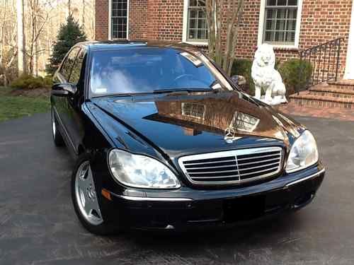 Mercedes-benz s500 bethesda potomac chevy chase md - less than 8000 miles/year