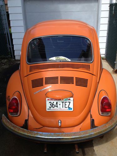 1972 orange super beetle