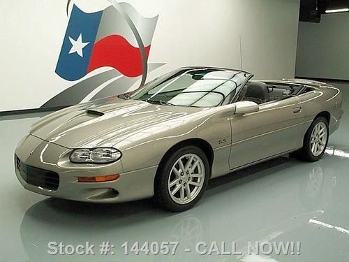 2002 chevy camaro z28 ss convertible 6speed leather 32k texas direct auto