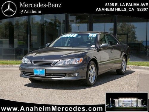 2000 lexus es 300 one owner, california car, 54k original miles!