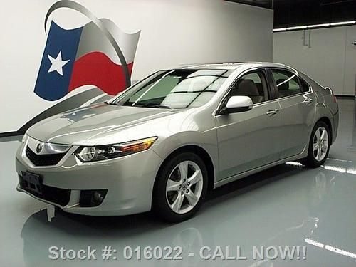 2009 acura tsx sedan sunroof htd leather xenons 68k mi texas direct auto