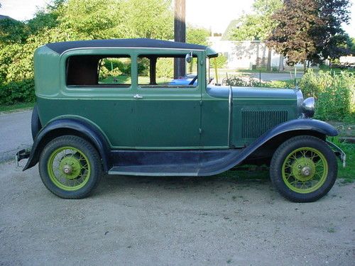 1930 model a ford 2 door sedan tudor rat hot street antique classic rod