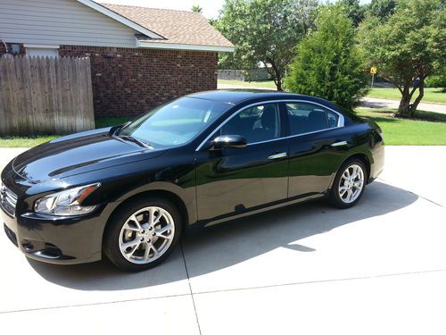 2012 nissan maxima s sedan 4-door 3.5l black   26.5k miles